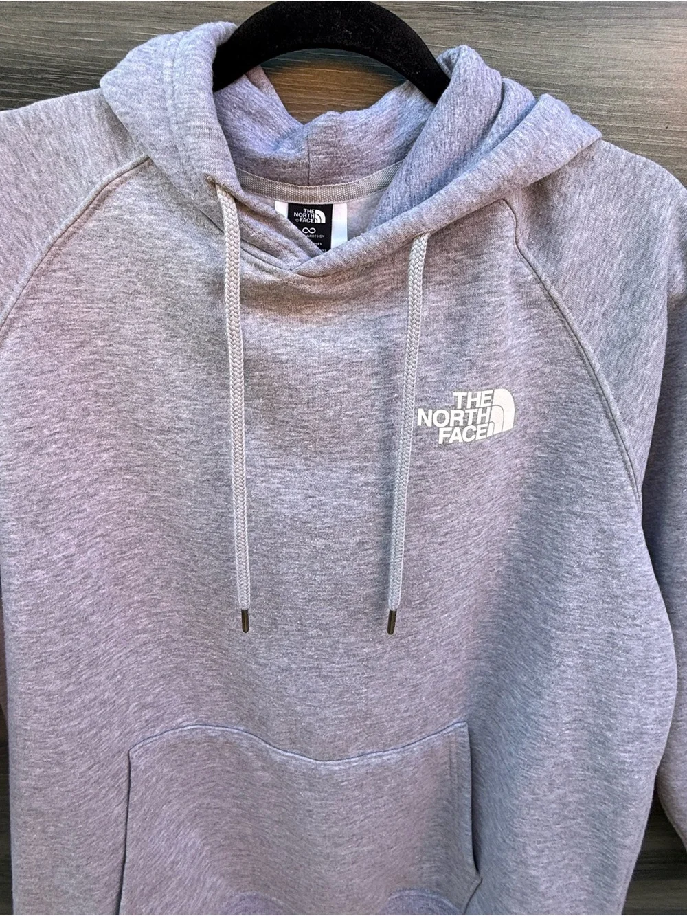 The North Face Circular Design Grey Pullover Hoodie Women's Size XL
